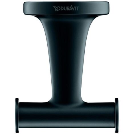 Duravit Starck T - Doppelhaken, schwarzmatt 0099304600