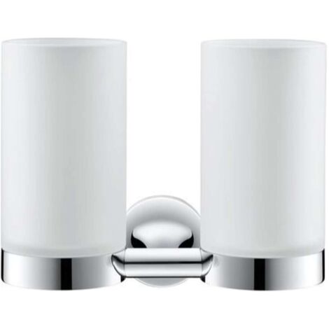 Duravit Starck T - Double porte-brosses à dents et dentifrice, verre dépoli/chrome 0099481000