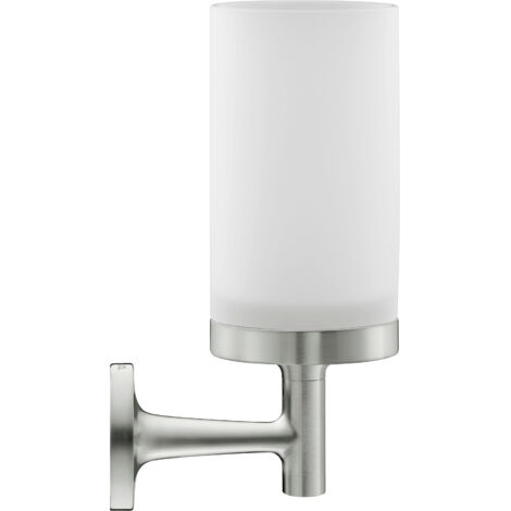 Duravit Starck T - Porte-brosse à dents et dentifrice, verre dépoli/inox brossé 0099317000