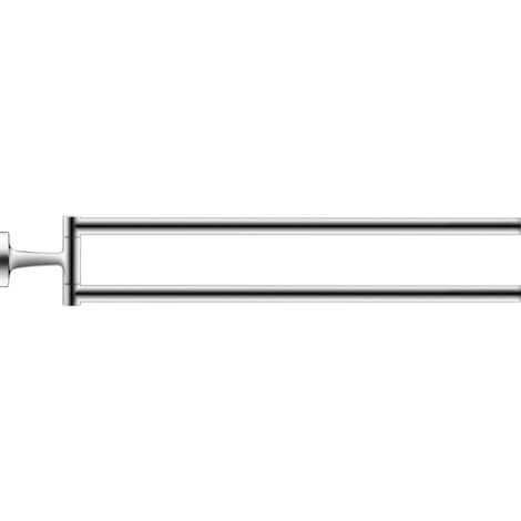 Duravit Starck T - Porte-serviettes double, rotatif, longueur 47 cm, chrome 0099411000