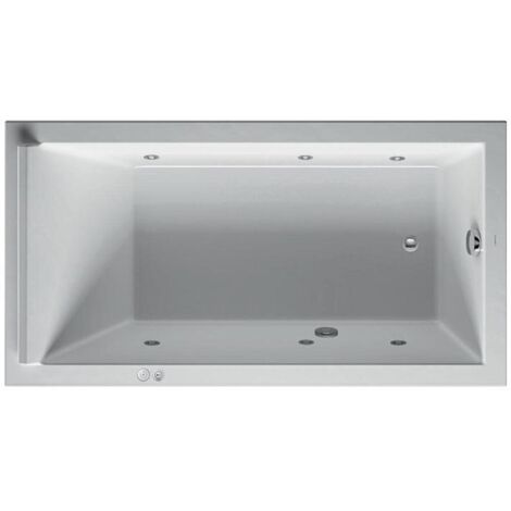 Duravit Starck Whirlpool, Einbauversion, 1 Rückenschräge,