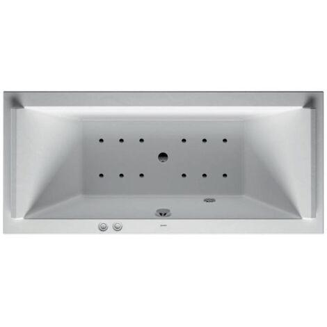 Duravit Starck Whirlpool, Einbauversion, 2 Rückenschrägen,