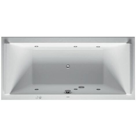 Duravit Starck Whirlpool, Einbauversion, 2 Rückenschrägen,