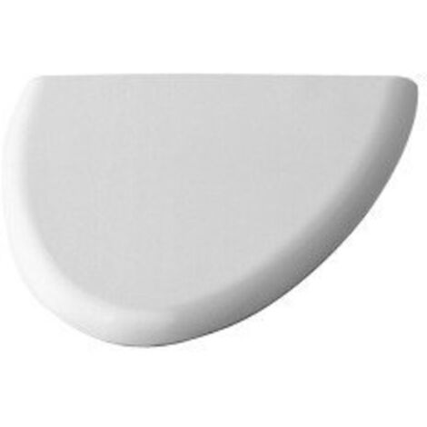 Duravit Tapa de urinario Fizz con cierre suave Bisagras acero inoxidable, blanco, 0061390000