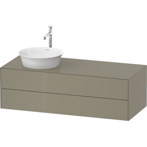 Duravit Tulip blanco, mueble de baño colgado en la pared, ancho