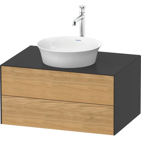 Duravit Tulip blanco, mueble de baño colgado en la pared, ancho