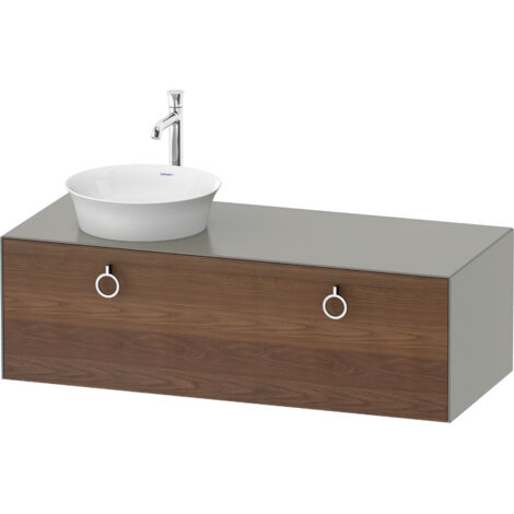 Duravit Tulip blanco, mueble de baño colgado en la pared, ancho