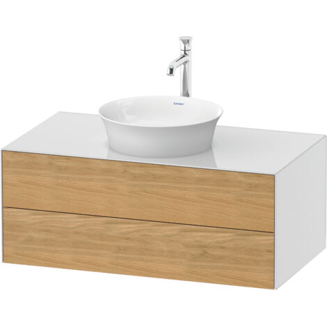 Duravit Tulip blanco, mueble de baño de pared, ancho 1000 x fondo