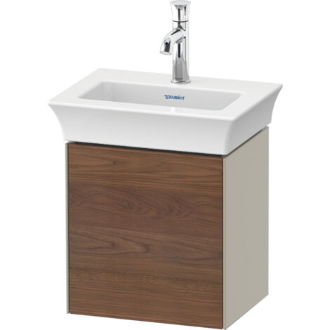 Duravit Tulip blanco, mueble de lavabo colgado en la pared, ancho