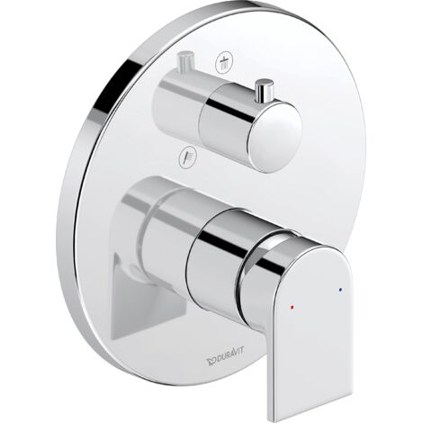 Duravit Tulum - Miscelatore doccia ad incasso per 2 utenze, cromo TU4210012010