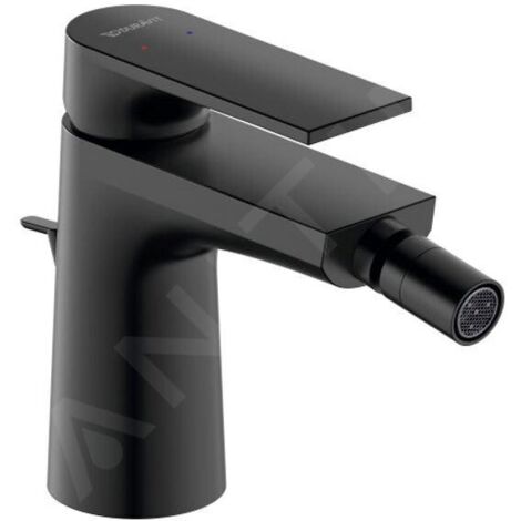 Duravit Tulum - Mitigeur de bidet avec vidage, noir mat TU2400001046