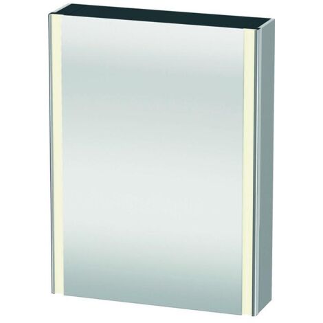 Duravit Universal-Spiegelschrank XSquare 60x15,5x80cm, 1 Tür, LED, An L, No w m