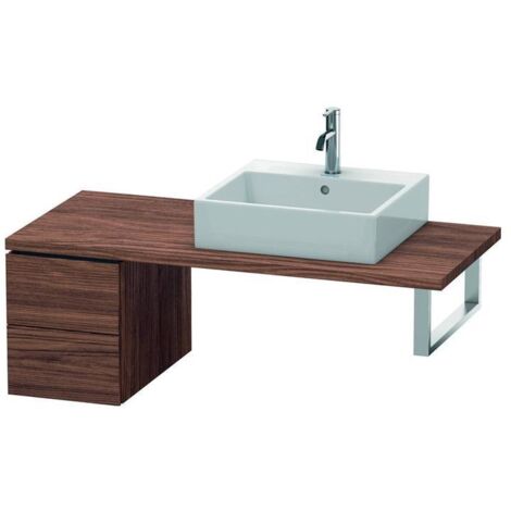 Duravit Unterschrank L-Cube 32x54,7cm, Nussb dkl., f Kons, 2 Schub.