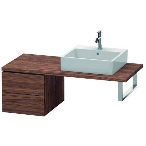Duravit Unterschrank L-Cube 42x54,7cm, Nussb dkl., f Kons, 2 Schub.