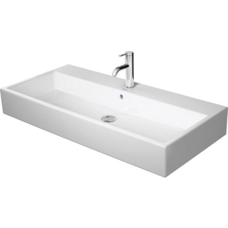 Duravit Vero Air Lavabo 100x47cm, avec trop-plein, avec table de