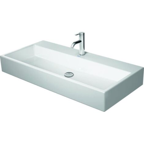 Duravit Vero Air Lavabo 100x47cm, sans trop-plein, avec table de