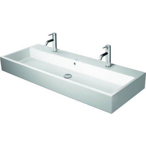 Duravit Vero Air lavabo, 120x47cm, avec trop-plein, 2 trous de