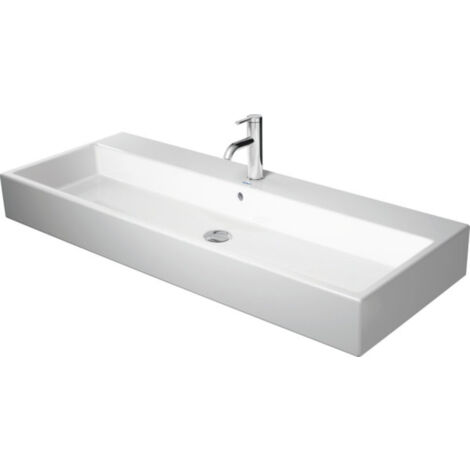 Duravit Vero Air Lavabo 120x47cm, avec trop-plein, avec table de