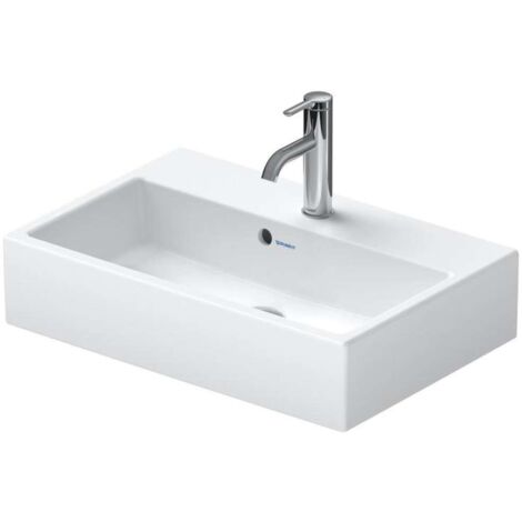 Duravit Vero Air - Lavabo 60x40 cm, con troppopieno, con foro per miscelatore, bianco 2368600000