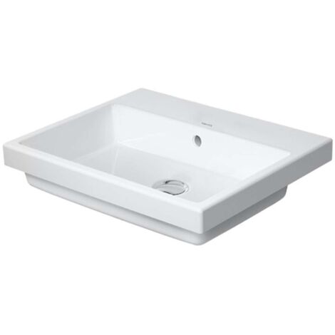 Duravit Vero Air lavabo à encastrer 55x45,5cm, avec trop-plein,