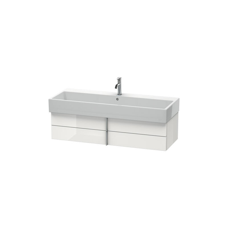 

Duravit Vero Air Mueble de pared 118,4 x 43,1 cm, 2 cajones, para Vero Air 235012, Color (frente/cuerpo): Laca de color gris franela de alto brillo