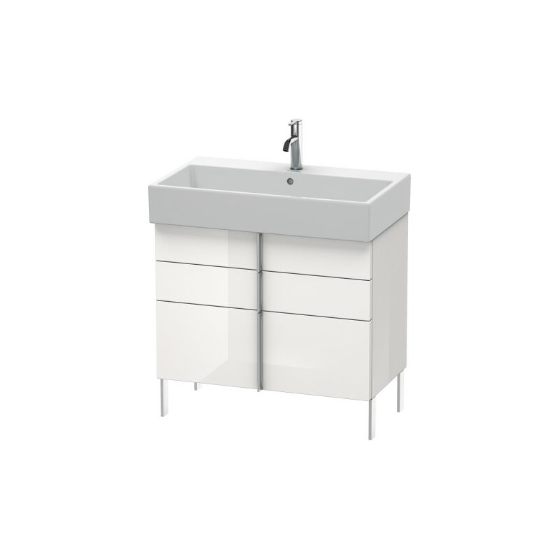 

Duravit Vero Air Mueble de pared 78.4 x 43.1cm, 2 cajones, 1 extraíble, para Vero Air 235080, Color (frente/cuerpo): Laca de alto brillo Dolomiti