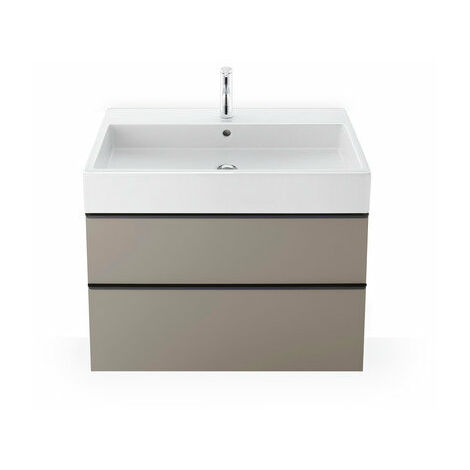 Duravit Vero Air table de toilette pour meubles 100x47cm, sans trop-plein, avec banc de robinetterie, pour 2 mélangeurs monotrou, Coloris: Blanc - 2350100043