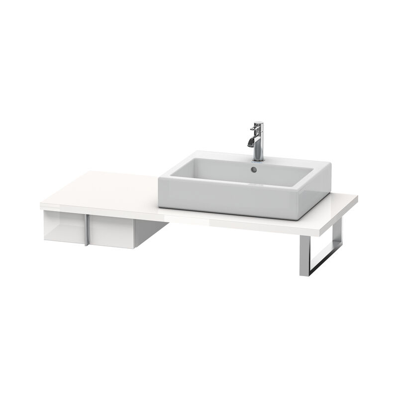 

Duravit Vero Armario bajo para consola, 6567, 1 cajón, 400 mm, Color (frente/cuerpo): Laca blanca de alto brillo - VE656708585