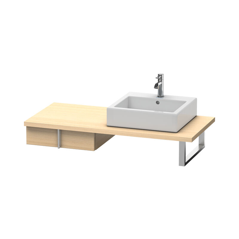 

Duravit Vero Base para consola, 6568, 1 cajón, 500 mm, Color (frente/cuerpo): Roble mediterráneo Chapa de madera auténtica - VE656807171