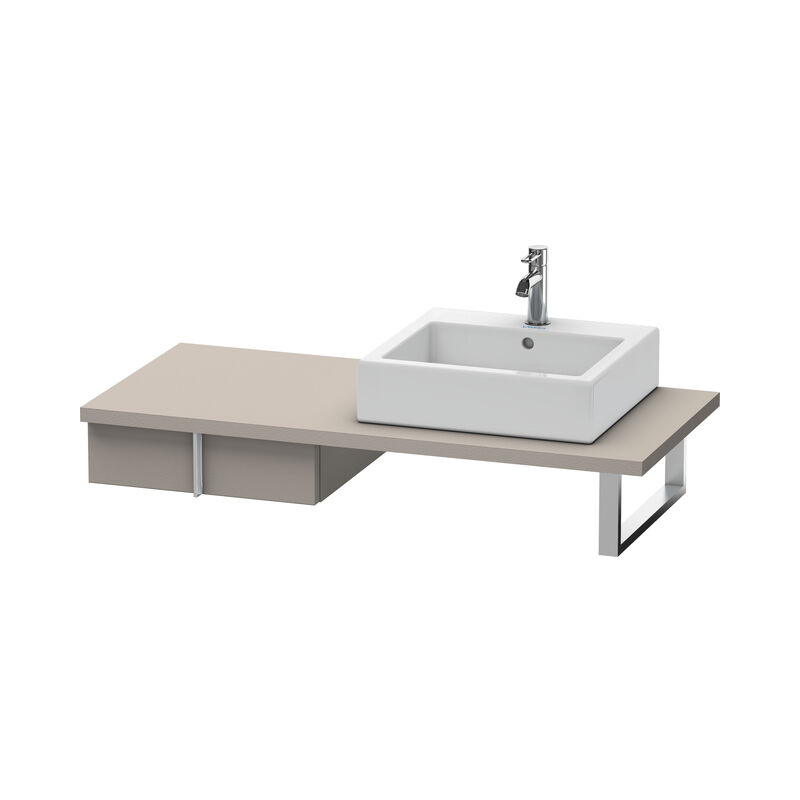 

Duravit Vero Base para consola, 6568, 1 cajón, 500 mm, Color (frente/cuerpo): Terra Mate - VE656801414