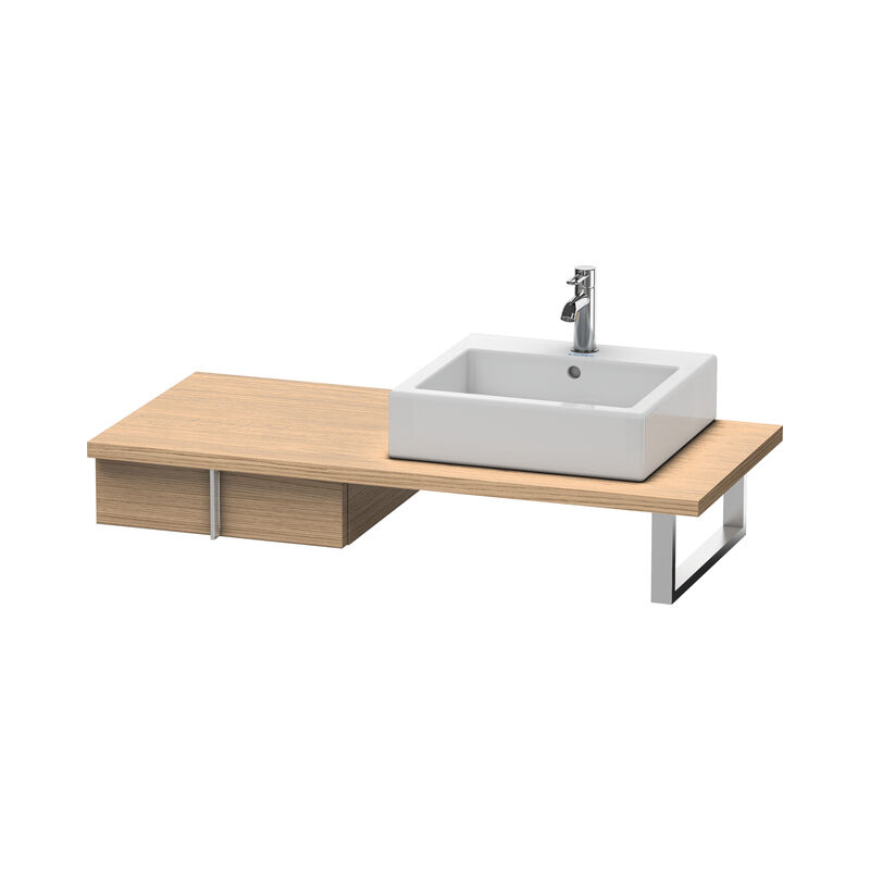 

Duravit Vero Base para consola, 6568, 1 cajón, 500 mm, Color (frente/cuerpo): Decoración Roble Europeo - VE656805252