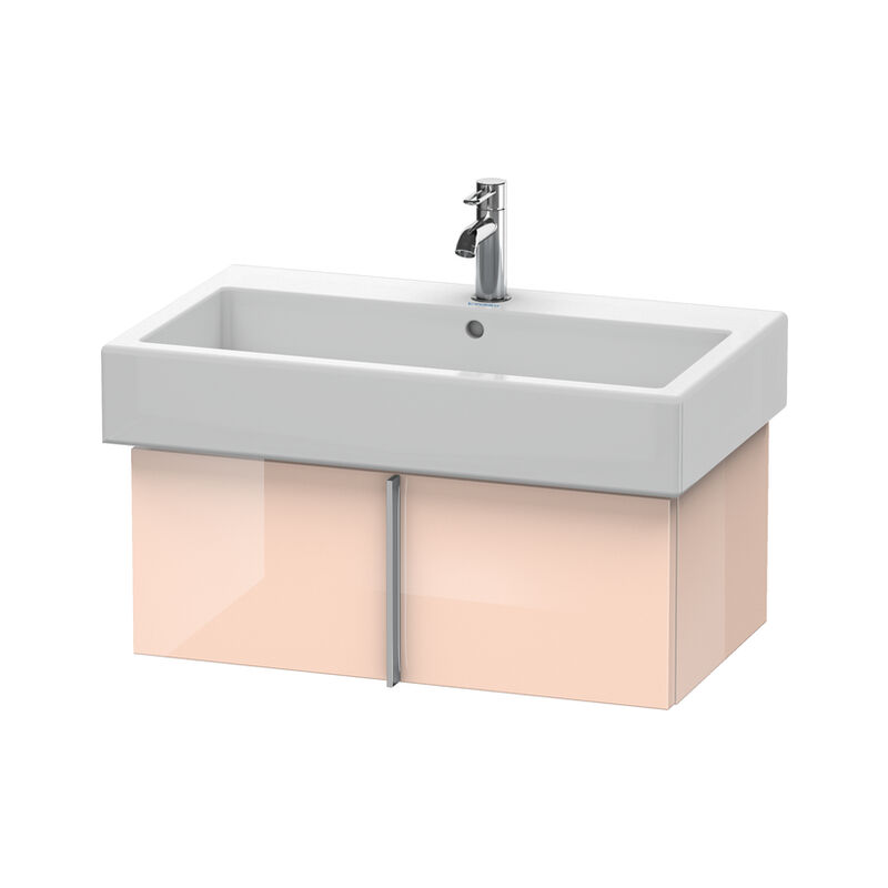 

Duravit Vero Montaje en pared 6106, con 1 extraíble, 750mm, Color (frente/cuerpo): Perla de albaricoque laca de alto brillo - VE610601010