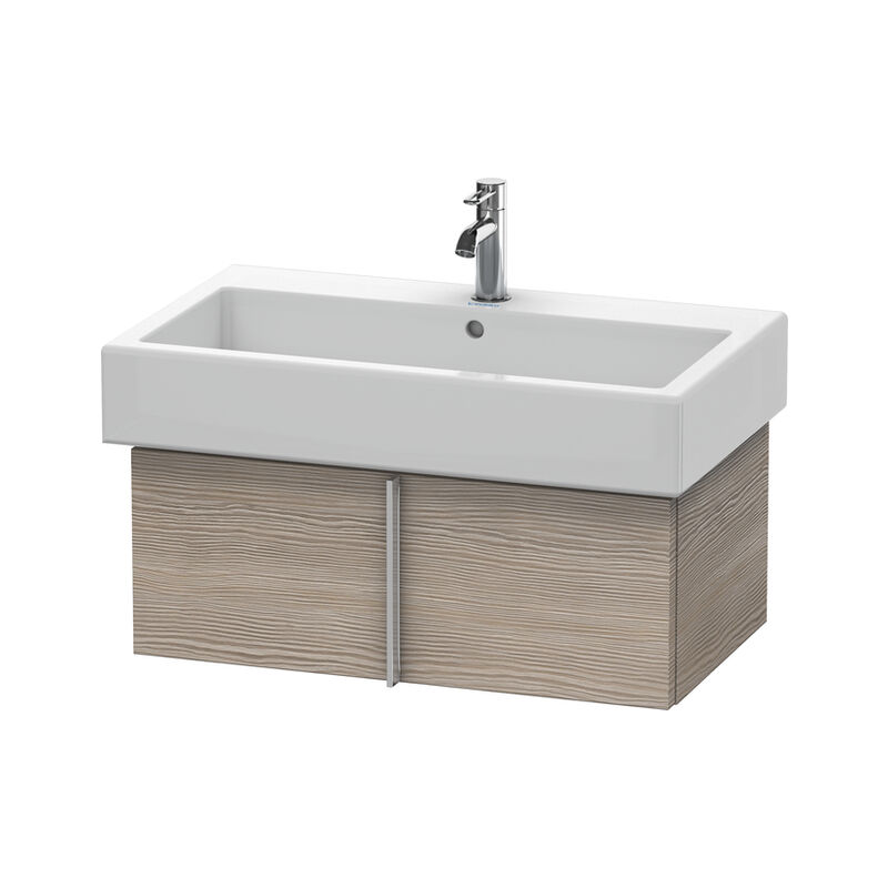 

Duravit Vero Montaje en pared 6106, con 1 extraíble, 750mm, Color (frente/cuerpo): Decoración Pino Plata - VE610603131