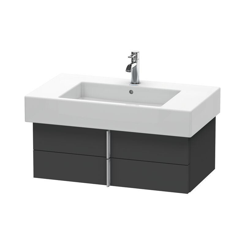 

Duravit Vero Mueble de pared 6213, con 2 cajones, 800mm, Color (frente/cuerpo): Grafito Mate Decoración - VE621304949