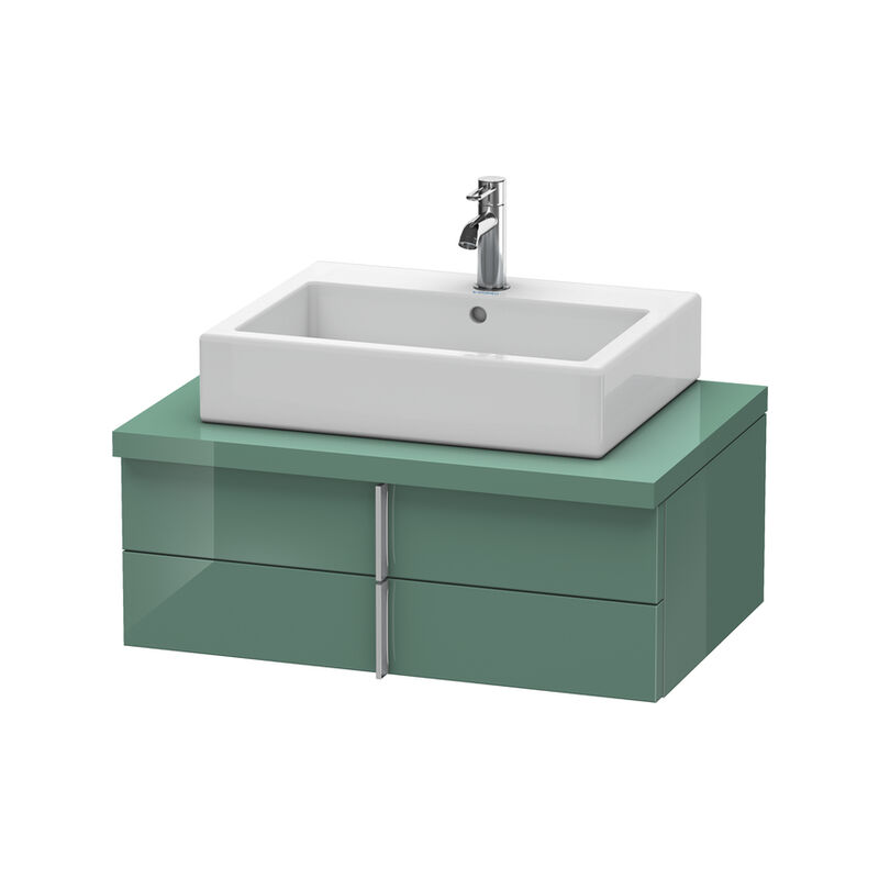 

Duravit Vero Mueble de tocador para soporte, 6571, 2 cajones, 800mm, Color (frente/cuerpo): Jade laca alto brillo - VE657100303