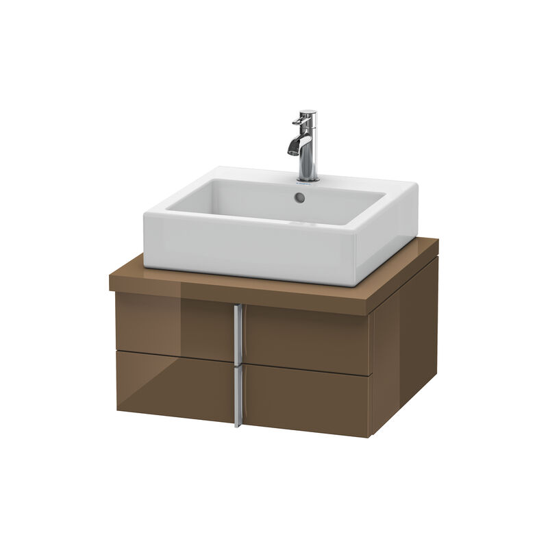 

Duravit Vero Mueble para consola, 6570, 2 cajones, 600mm, Color (frente/cuerpo): Marrón Oliva Laca Alto Brillo - VE657006161