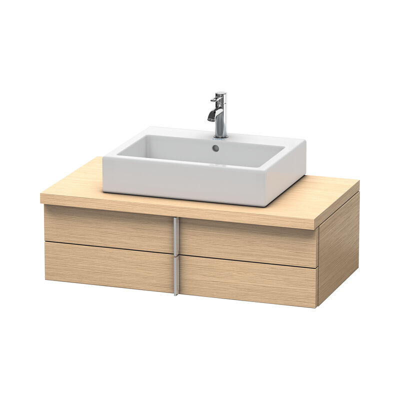 

Duravit Vero Mueble para consola, 6572, 2 cajones, 1000mm, Color (frente/cuerpo): Roble cepillado Chapa de madera auténtica - VE657201212