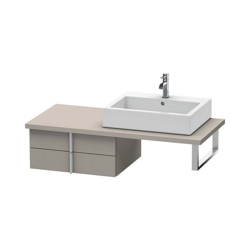 

Duravit Vero Mueble para consola, 6579, 2 cajones, 600mm, Color (frente/cuerpo): Terra Mate - VE657901414