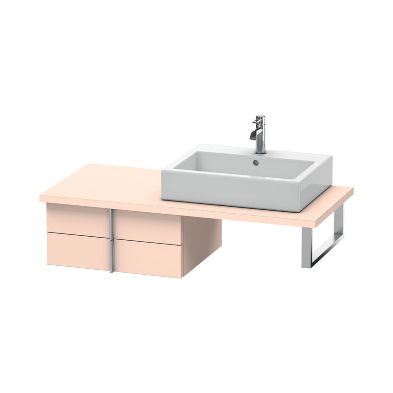 

Duravit Vero Mueble para consola, 6579, 2 cajones, 600mm, Color (frente/cuerpo): Albaricoque Perla seda laca mate - VE657902020