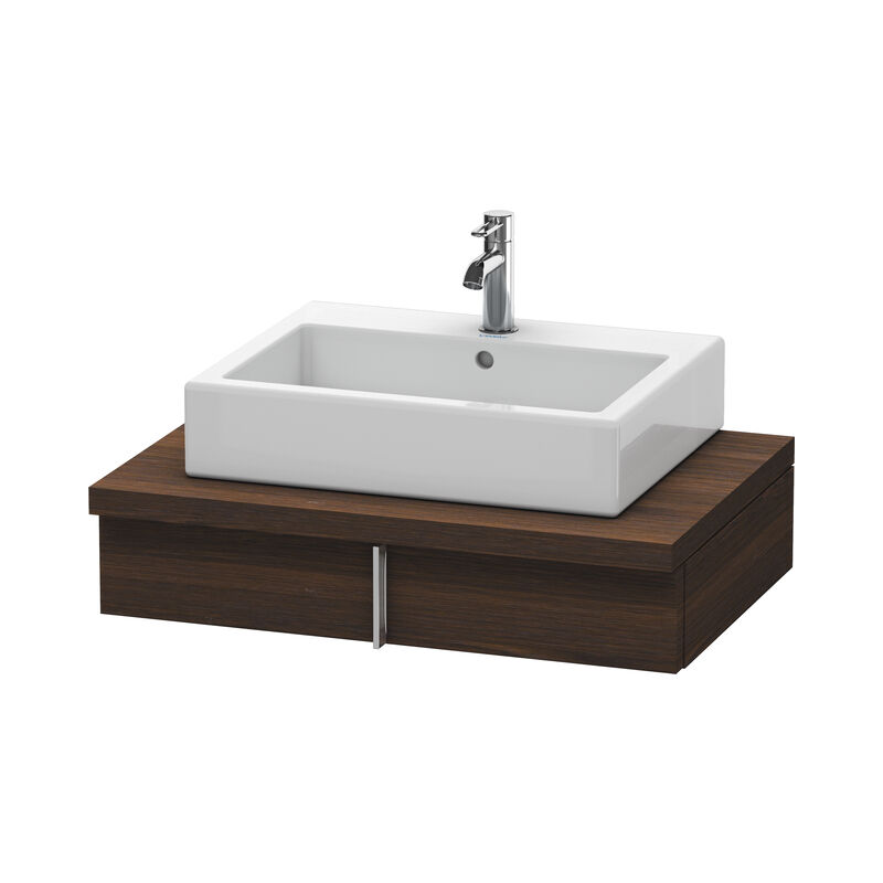 

Duravit Vero Neceser para consola, 6561, 1 cajón, 800 mm, Color (frente/cuerpo): Nogal cepillado Chapa de madera auténtica - VE656106969