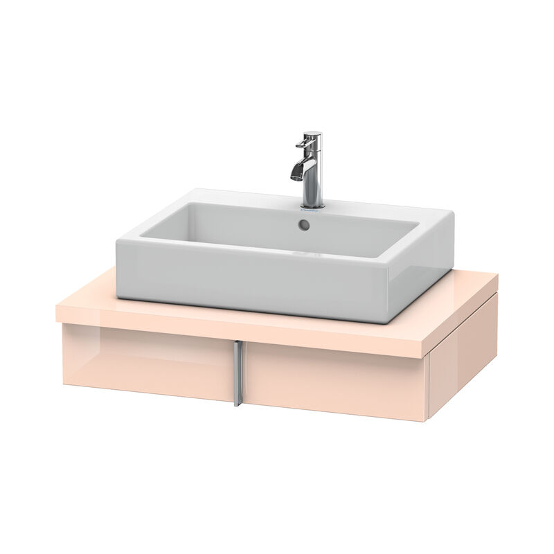 

Duravit Vero Neceser para consola, 6561, 1 cajón, 800 mm, Color (frente/cuerpo): Perla de albaricoque laca de alto brillo - VE656101010