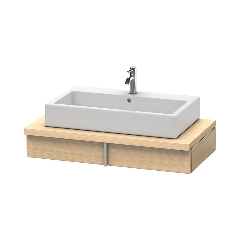 

Duravit Vero Neceser para consola, 6562, 1 cajón, 1000 mm, Color (frente/cuerpo): Roble mediterráneo Chapa de madera auténtica - VE656207171