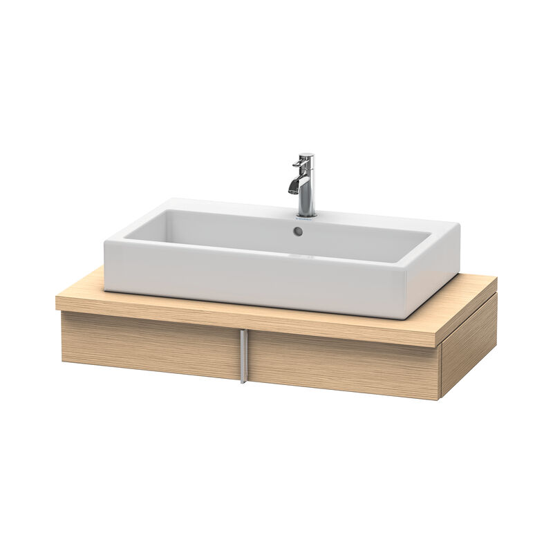 

Duravit Vero Neceser para consola, 6562, 1 cajón, 1000 mm, Color (frente/cuerpo): Roble cepillado Chapa de madera auténtica - VE656201212