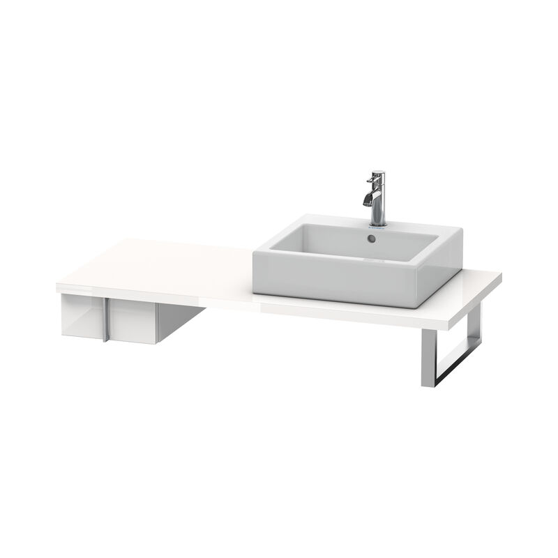 

Duravit Vero Neceser para consola, 6566, 1 cajón, 300 mm, Color (frente/cuerpo): Decoración blanca de alto brillo - VE656602222