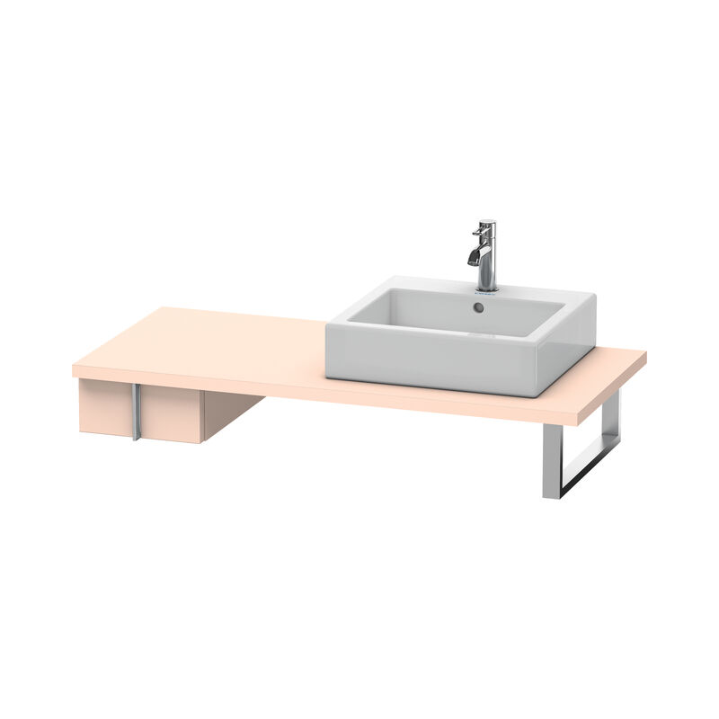 

Duravit Vero Neceser para consola, 6566, 1 cajón, 300 mm, Color (frente/cuerpo): Albaricoque Perla seda laca mate - VE656602020