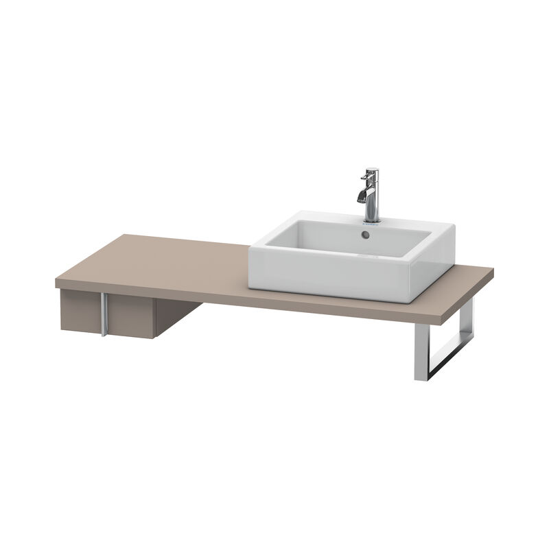 

Duravit Vero Neceser para consola, 6566, 1 cajón, 300 mm, Color (frente/cuerpo): Decoración Basalto Mate - VE656604343