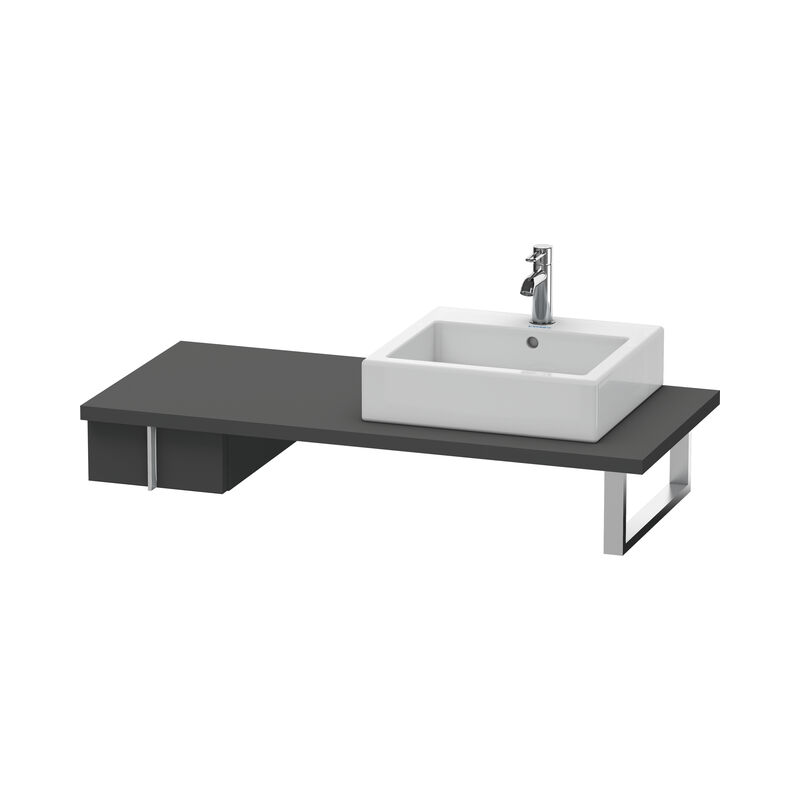 

Duravit Vero Neceser para consola, 6566, 1 cajón, 300 mm, Color (frente/cuerpo): Grafito Mate Decoración - VE656604949