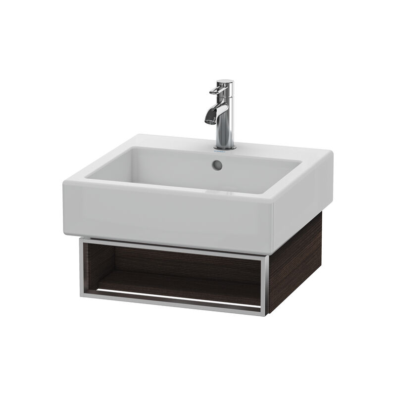 

Duravit Vero Vanity 6003 de pared, con 1 compartimento abierto incl. toallero, 450mm, Color (frente/cuerpo): Decoración Castaño Oscuro - VE600305353