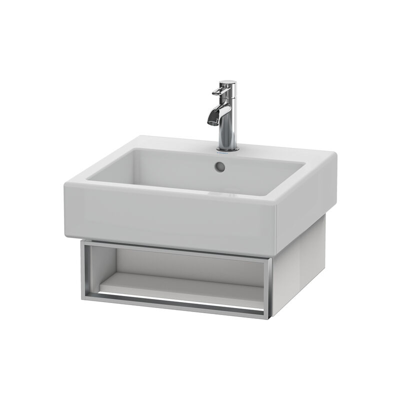 

Duravit Vero Vanity 6003 de pared, con 1 compartimento abierto incl. toallero, 450mm, Color (frente/cuerpo): Laca blanca de alto brillo - VE600308585