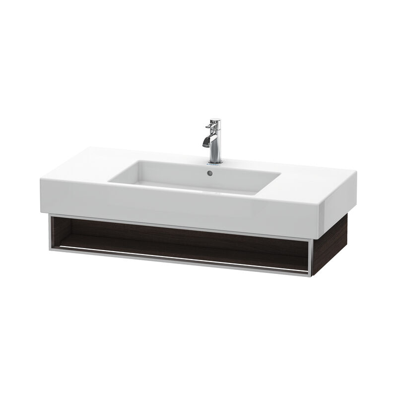 

Duravit Vero Vanity 6014 de pared, con 1 compartimento abierto incl. toallero, 1000mm, Color (frente/cuerpo): Decoración Castaño Oscuro - VE601405353